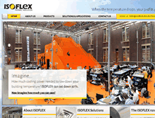 Tablet Screenshot of isoflex-insulation.com
